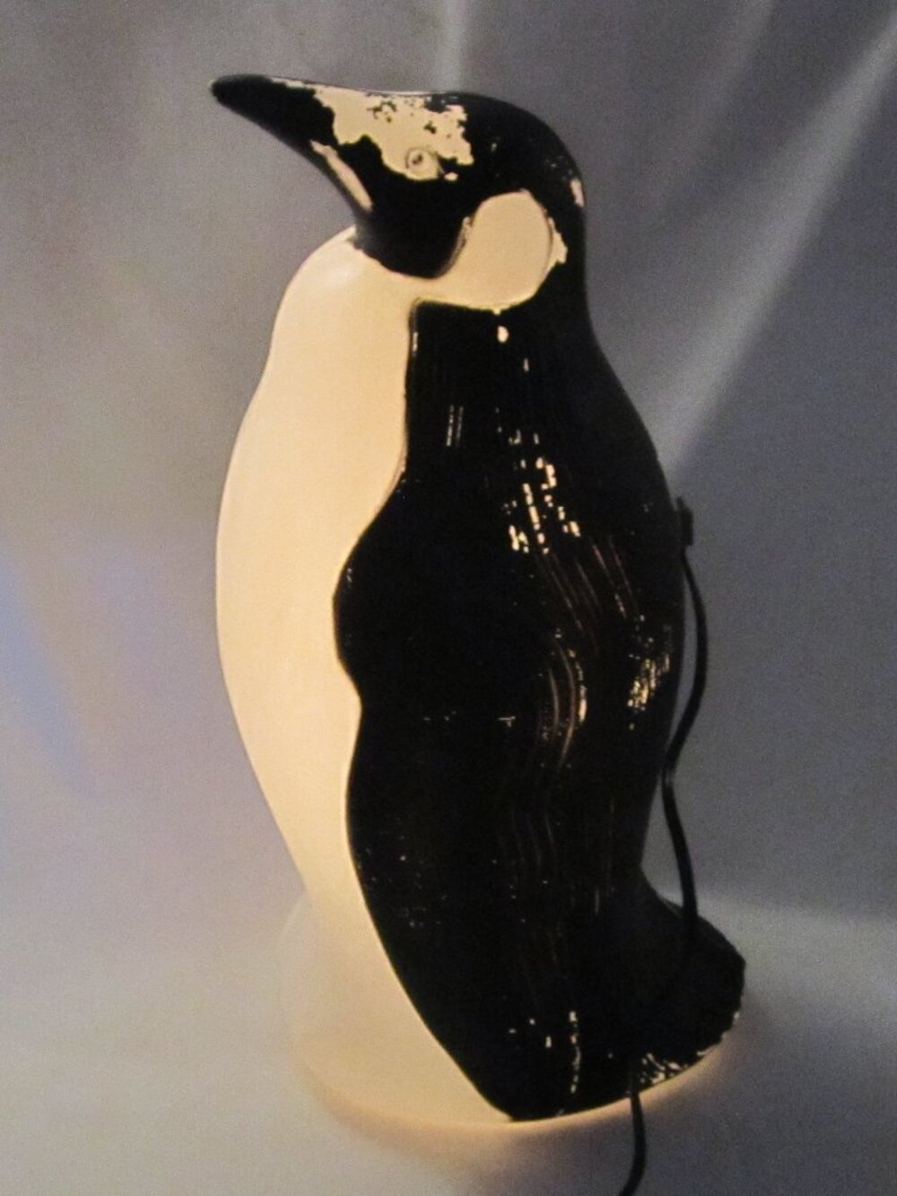 Vintage Blow Mold TPI Emperor Penguin 22" Tall - 1987 - Christmas